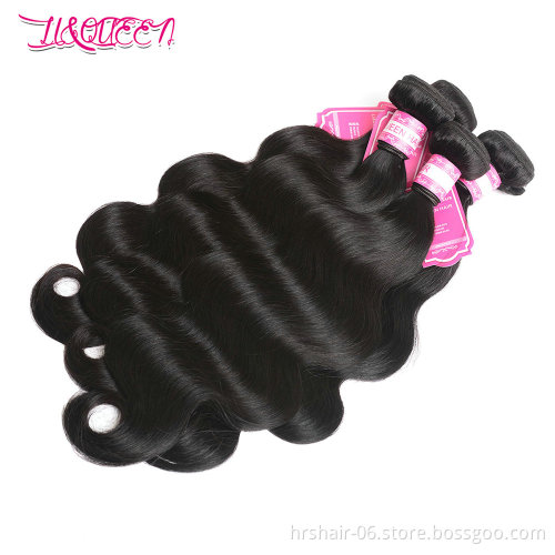 High quality Malaysian human hair original virgin malaysian hair 12inch frontal with bundles